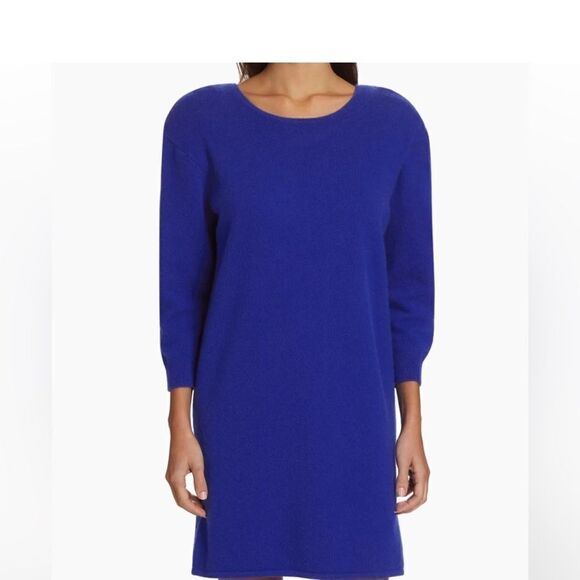 Frame Cashmere Blend Sweater
Padded Shoulder Knee Length Blue...NWT Size S - Picture 3 of 8